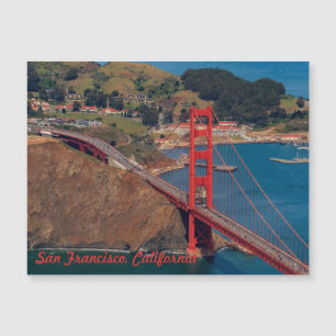 Flyger över San Francisco Golden Gate Bridge