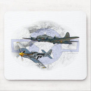 Flygeskort för Mustang P-51 Musmatta