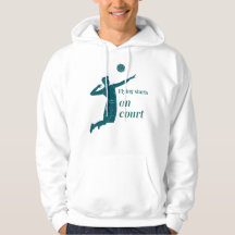 Flyget börjar på en domstol, Volleyball.