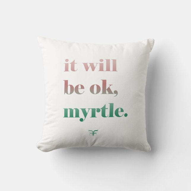 Flyget Free Myrtle Dekorativ kudde (Framsida)