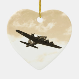 Flygfästning i flyg julgransprydnad keramik