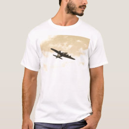 Flygfästning i flyg t-shirt