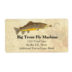 Flygfiske Brown Trout Fraktsedel