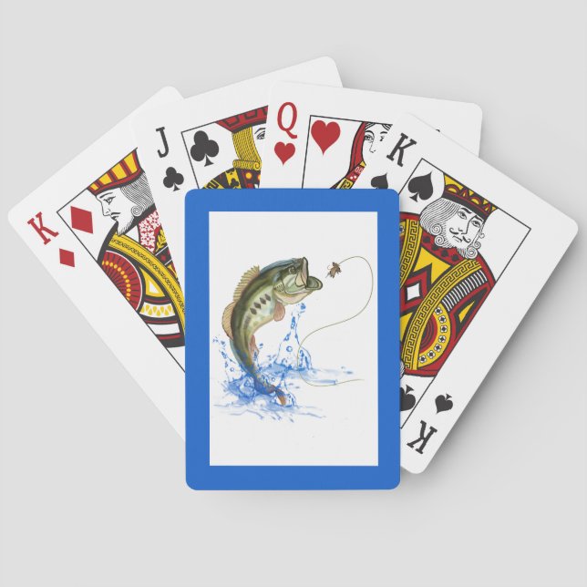 Flygfiske Casinokort (Baksidan)