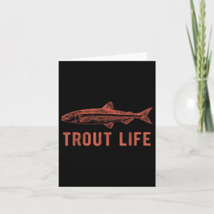 Flygfiske Collective Trout Life , Blue, Uni-adul Kort