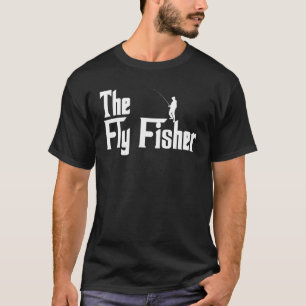 Flygfiske Far Exdoor Sportsman Fisherman Mem T Shirt