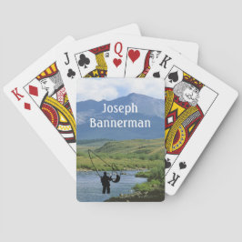 Flygfiske - Fiskare i ström - anpassa sig Casinokort