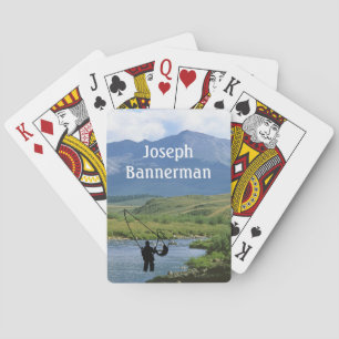 Flygfiske - Fiskare i ström - anpassa sig Casinokort