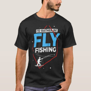Flygfiske Flies Fisherman Rod Bait Reel Lures Ra T Shirt