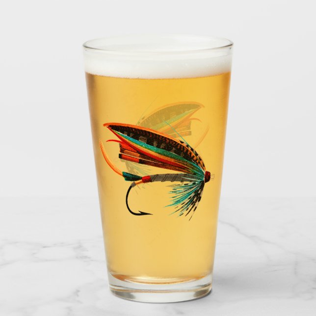 Flygfiske Flies - Flerfärgad Ferellis Quanter Glaskopp (Framsida fylld)
