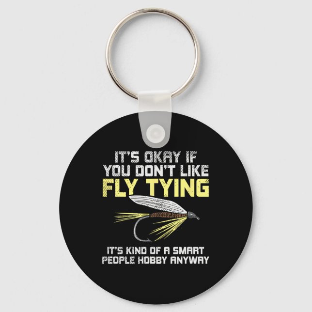 Flygfiske Gift Nyckelring (Framsida)