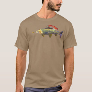 Flygfiske Grayling Fish Nymphing Dry Fly Tying F T Shirt