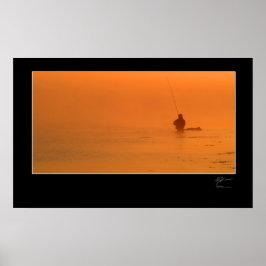 Flygfiske i danska kusten poster