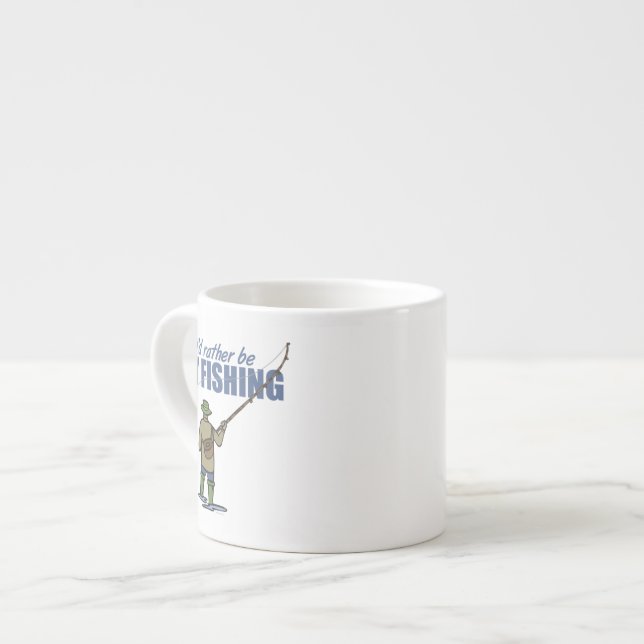 Flygfiske i mottagare espressomugg (Framsida vänster)