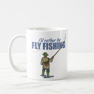 Flygfiske i mottagare kaffemugg