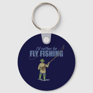 Flygfiske i mottagare nyckelring