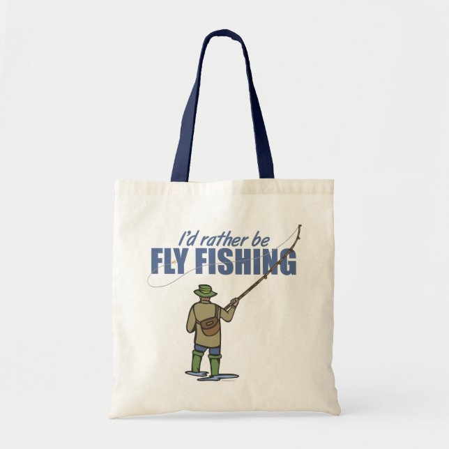 Flygfiske i mottagare tygkasse (Framsidan)