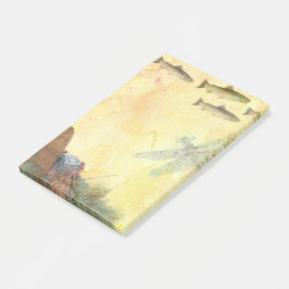 Flygfiske Illustrated Trout Post-it Block