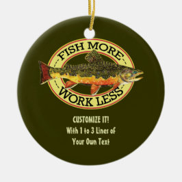 Flygfiske Julgransprydnad Keramik