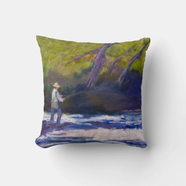 Flygfiske Kudde (Framsida)