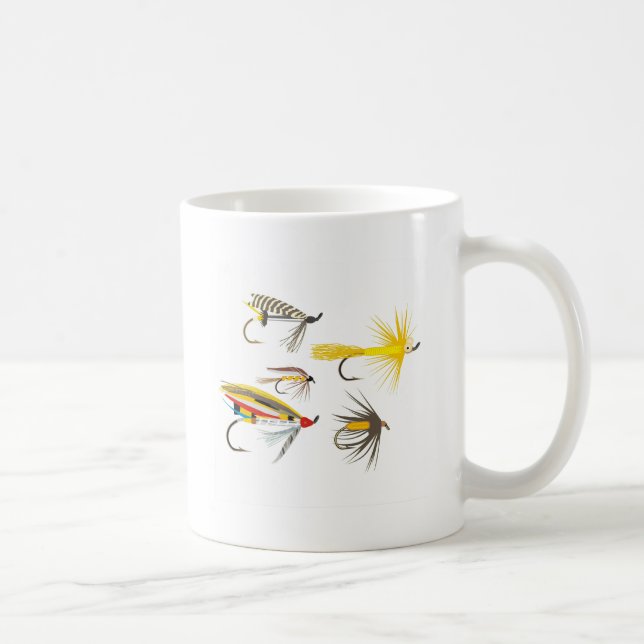 Flygfiske lockar kaffemugg (Höger)