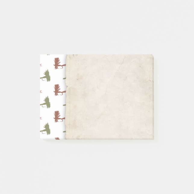 Flygfiske Lures Mönster Post-it Block (Framsida)