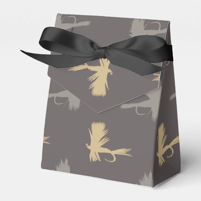 Flygfiske Lures Mönster Presentaskar (Framsidan Sidan)