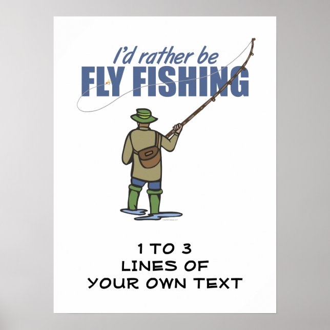 Flygfiske Poster (Framsidan)