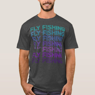 Flygfiske Retro Gift T Shirt