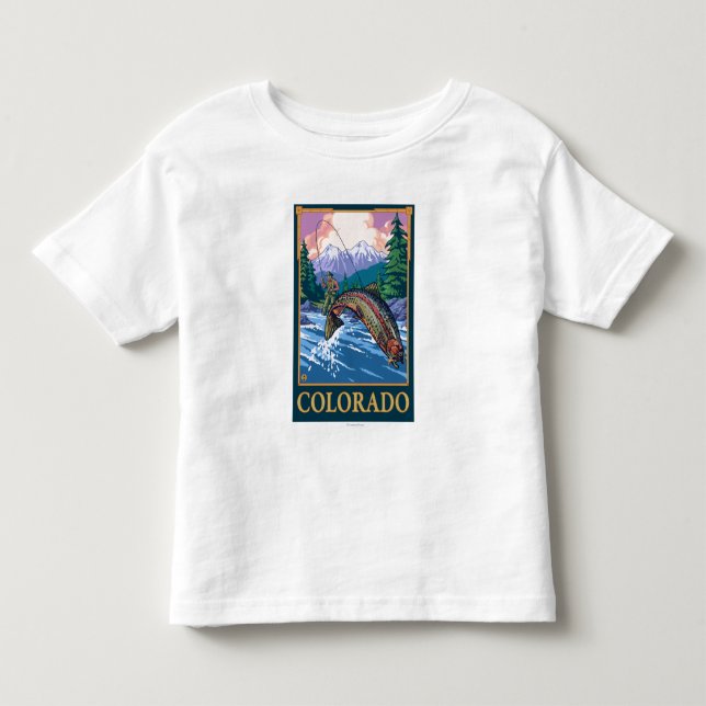 Flygfiske SceneColorado T-shirt (Framsida)