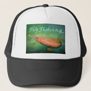 Flygfiske Trout Salmon/regnbåge Gift Keps