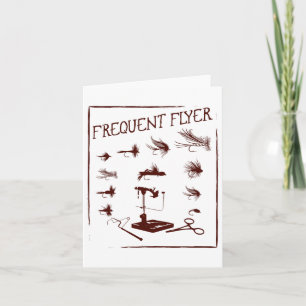 Flygfiske Tying Funny Fisherman jul Far Kort