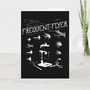 Flygfiske Tying Roligt Fisherman jul Far Kort
