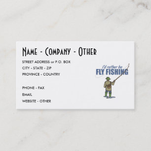 Flygfiske Visitkort
