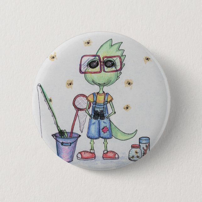 Flygfiskedinosauren knäppas knapp (Framsida)