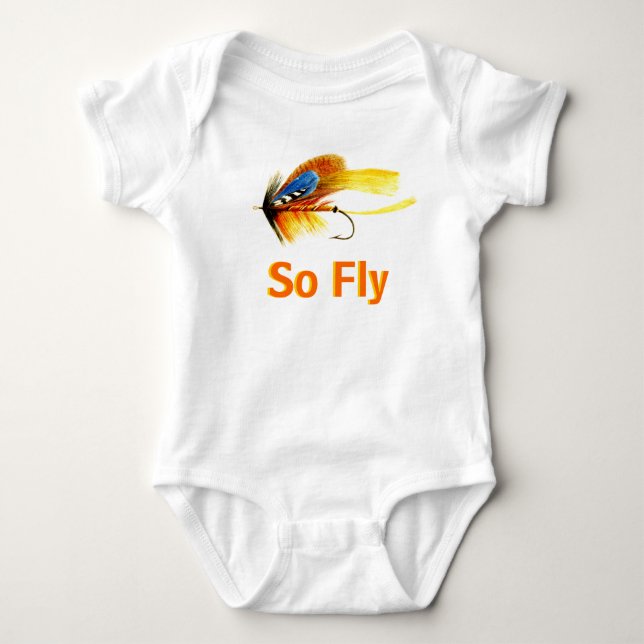 Flygfiskedrag - så fluga tröja (Framsida)