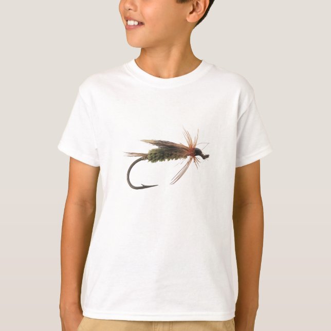 Flygfiskedrag Tee Shirt (Framsida)