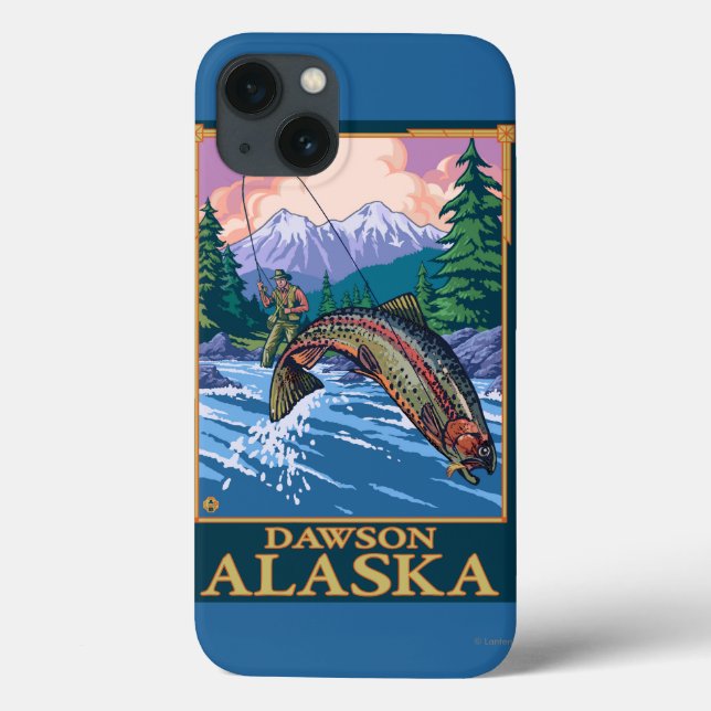 Flygfiskeplats - Dawson, Alaska (Baksida)
