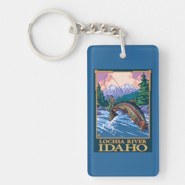 Flygfiskeplats - Lochsa flod, Idaho (Framsidan)