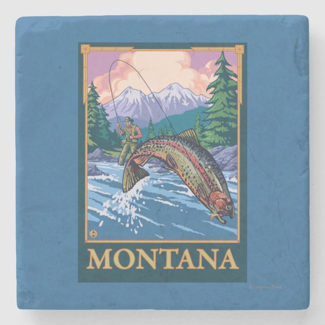 Flygfiskeplats - Montana Stenunderlägg (Framsidan)