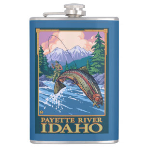 Flygfiskeplats - Payette flod, Idaho Fickplunta