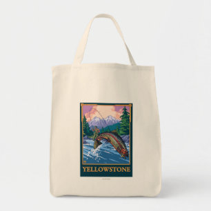Flygfiskeplats - Yellowstone nationalpark Tygkasse