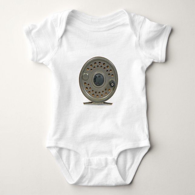 Flygfiskerulle T-shirt (Framsida)