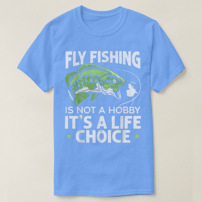 Flygfisket är inte ett hinder för dess livsåtervin t shirt (Design framsida)
