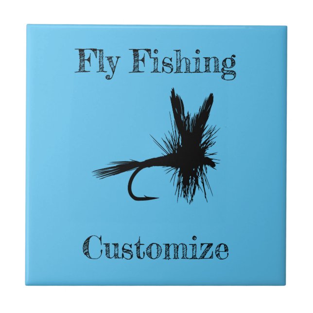 Flygfisket Fly Thunder_Cove Kakelplatta (Framsidan)