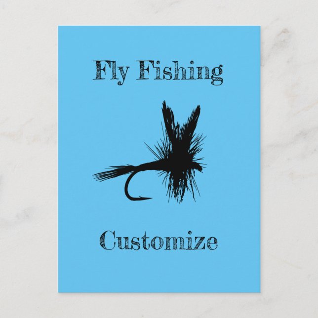 Flygfisket Fly Thunder_Cove Vykort (Framsida)