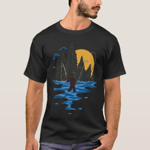 flygfisket för vintage av flygfiskare t shirt