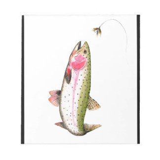 Flygfisket Rainbow Trout Anteckningsblock