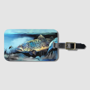 Flygfisket Rainbow Trout Bagagebricka