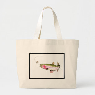 Flygfisket Rainbow Trout Jumbo Tygkasse